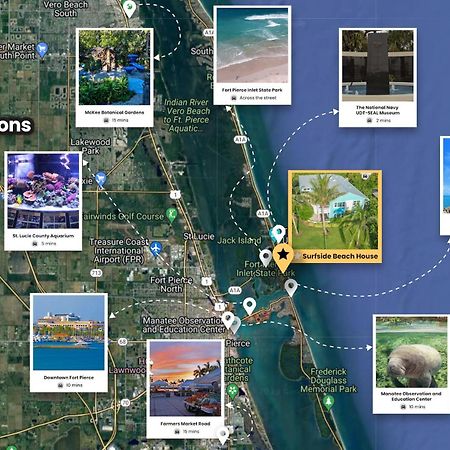 Fort Pierce - 2Bd,2Ba Tropical Surfside Retreat Luaran gambar